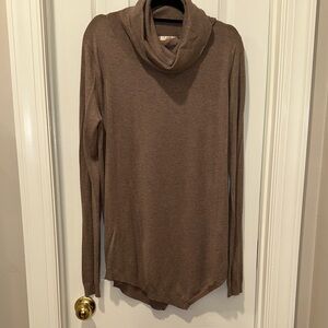 NWT Brown Cowlneck Sweater